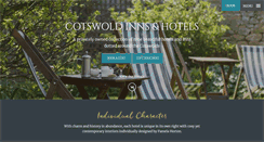 Desktop Screenshot of cotswold-inns-hotels.co.uk